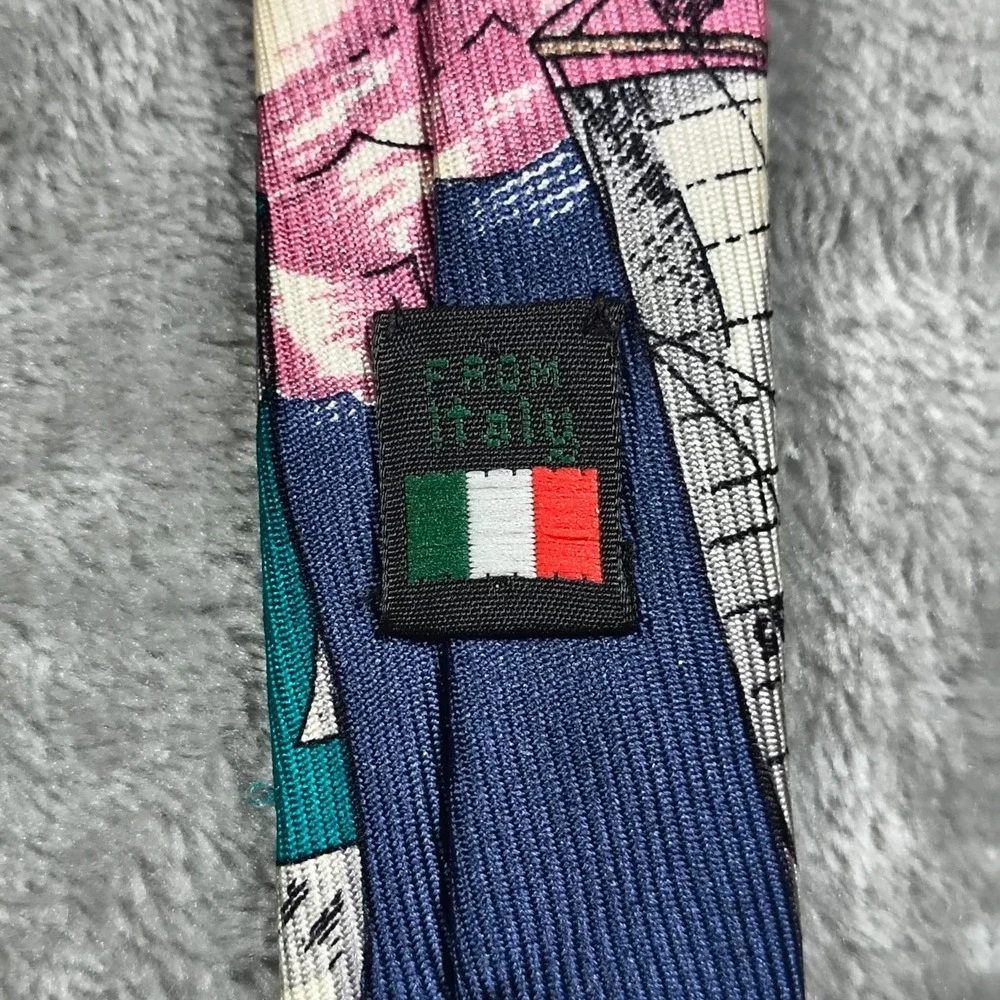 Vintage Robert Talbott Nautical‎ Tie Mens 62x3.5 X Long Sailing Yacht Ship Silk